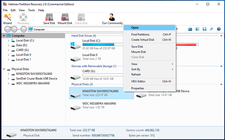 Hetman Partition Recovery