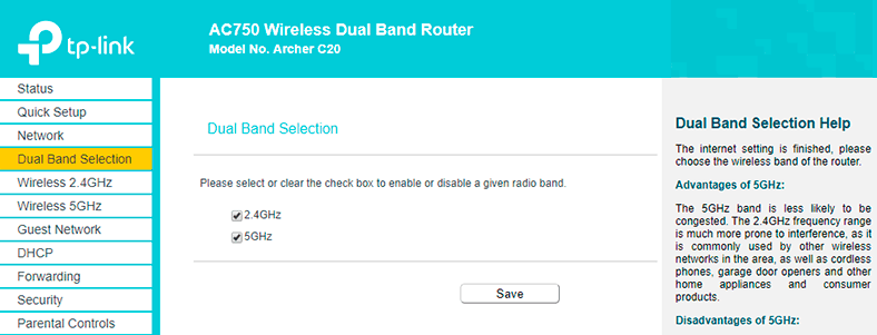 TP-Link Archer C20, WiFi Router