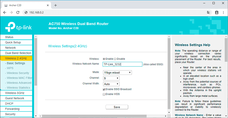 TP-link Archer C20