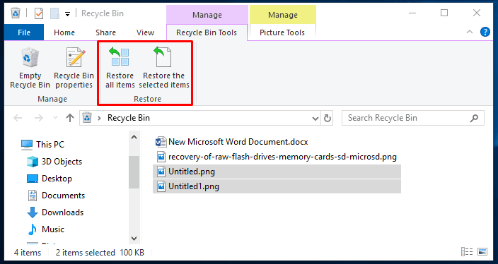 Windows Recycle Bin