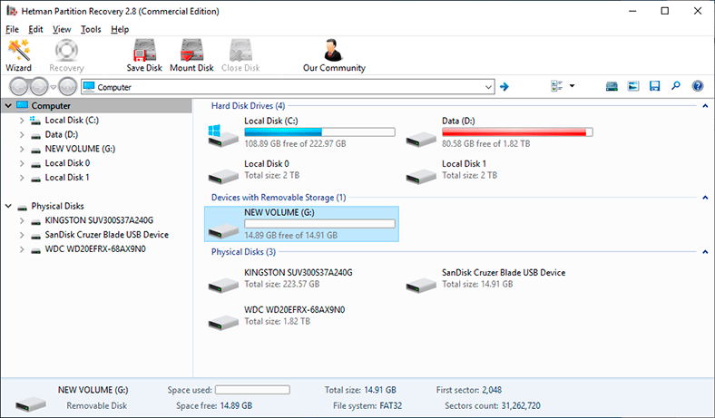 Hetman Partition Recovery