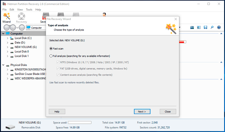 Hetman Partition Recovery