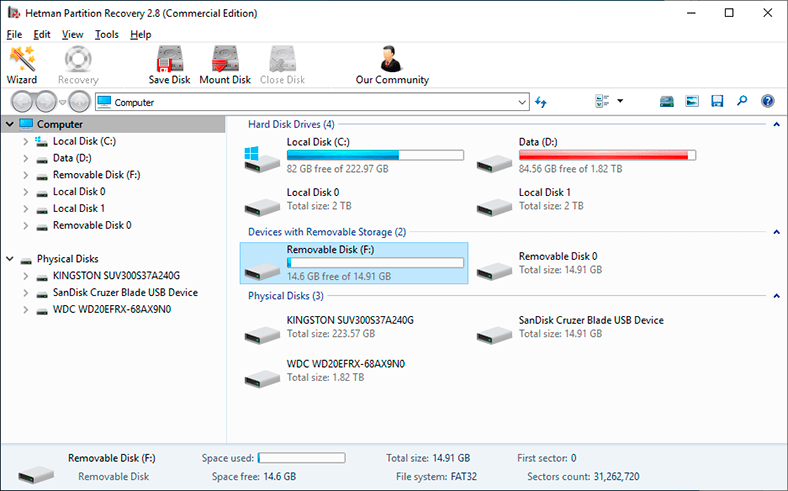 Hetman Partition Recovery