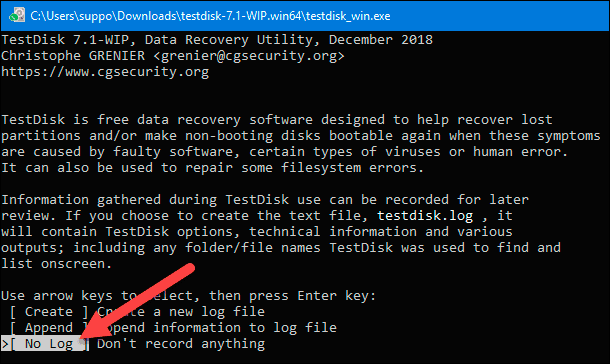 testdisk raw recovery