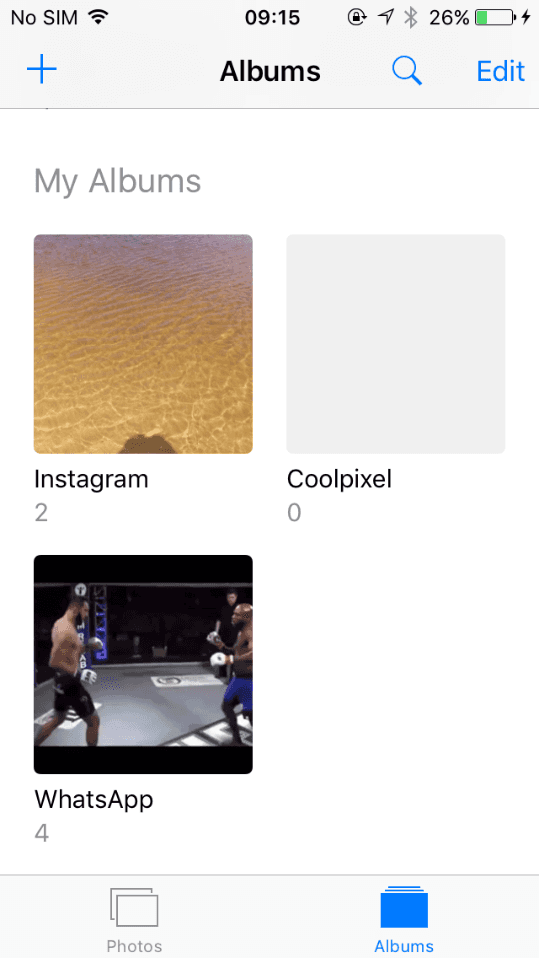 Instagram. Albums