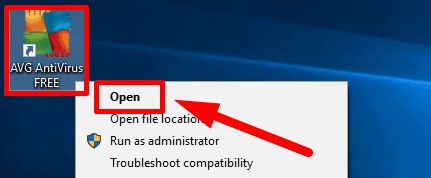 avg update control file is missing