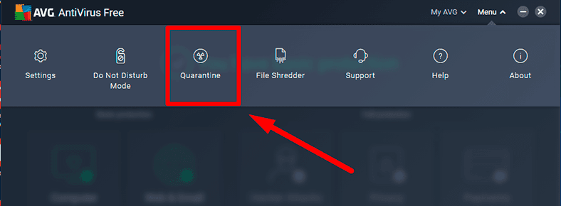 avg update control file is missing