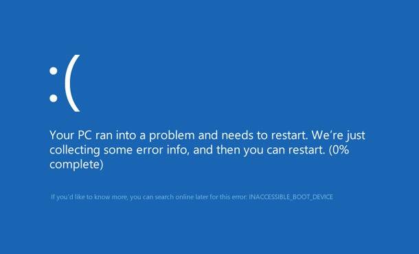 Fix “Inaccessible Boot Device” Error in Windows