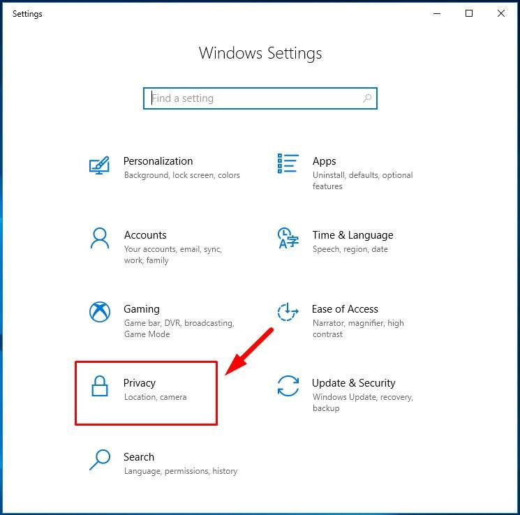 Windows Settings App