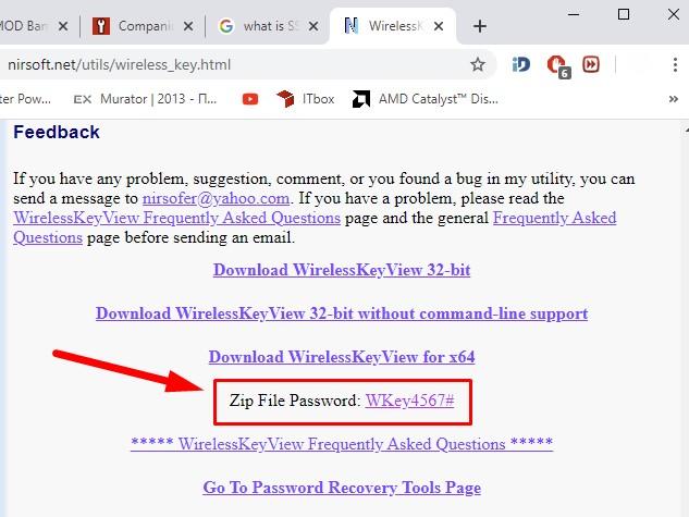 wifi password recovery exe