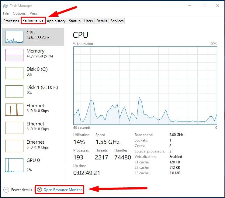 Open Resource Monitor