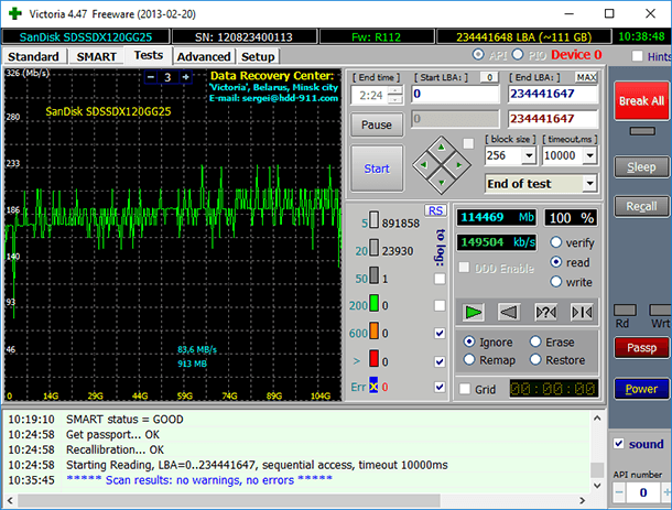 How To Test And Repair A Hard Disk With A Free Tool, Victoria