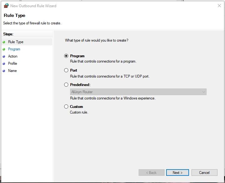 Windows Defender Firewall