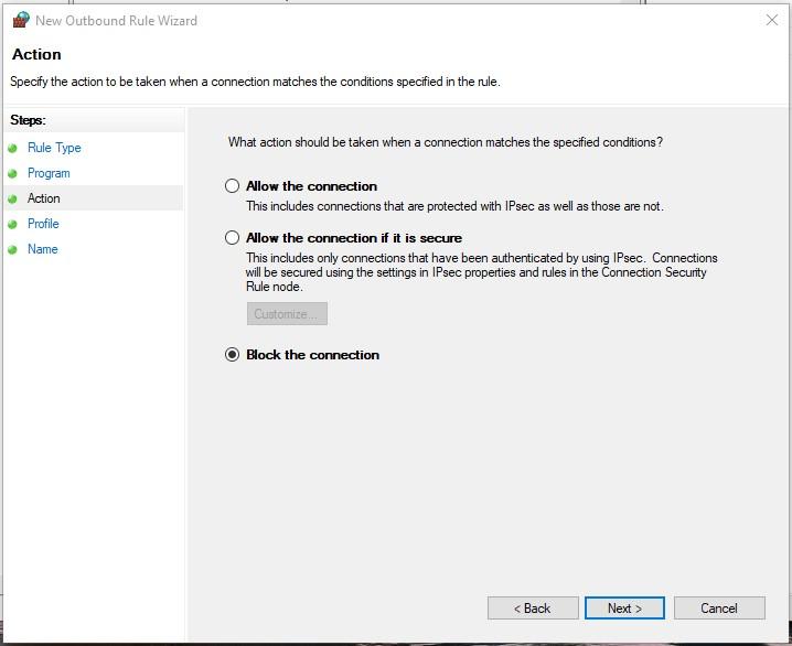 Windows Defender Firewall