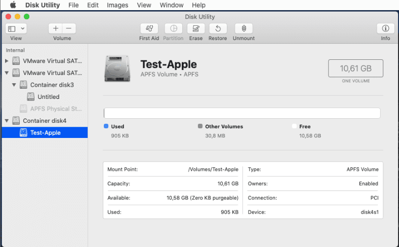 apfs and macupdate desktop