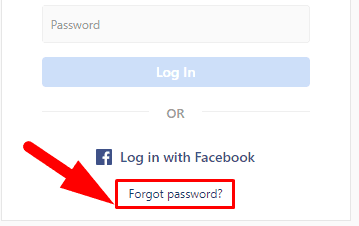 Recover Instagram account: without password, with Facebook