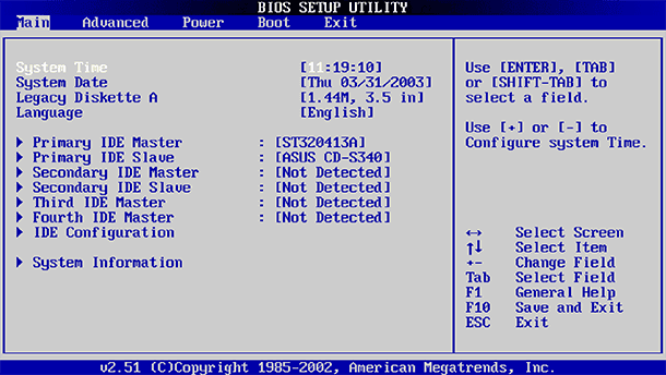 American megatrends bios update legacy f5