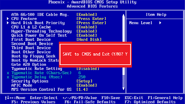 phoenix awardbios cmos setup utility usb boot