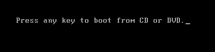 Boot with an installation disk or USB drive