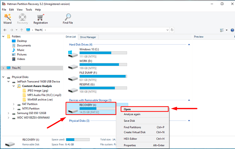 Hetman Partition Recovery