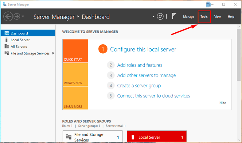 Service Application Dashboard