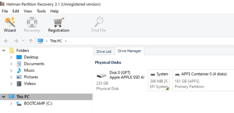 Hetman Partition Recovery