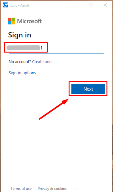 Microsoft account