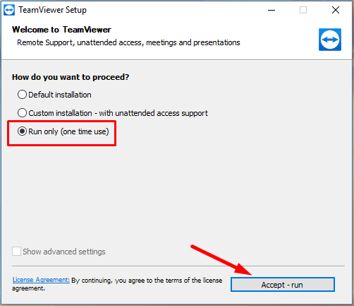 teamviewer auto start registry