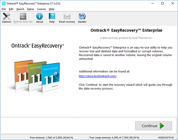 Ontrack EasyRecovery Pro 16.0.0.2 free download