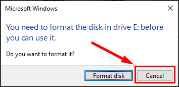 Formatting the disk