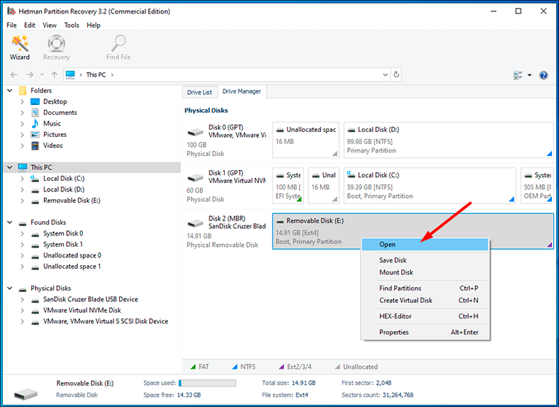 Hetman Partition Recovery