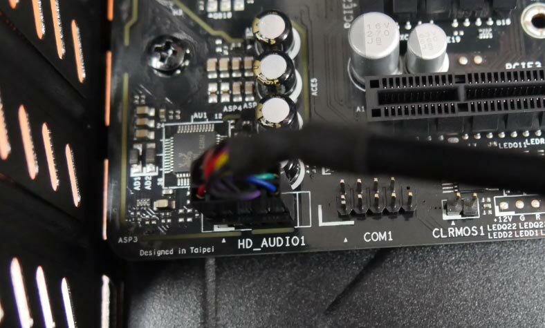 Connecting the PSU to the motherboard