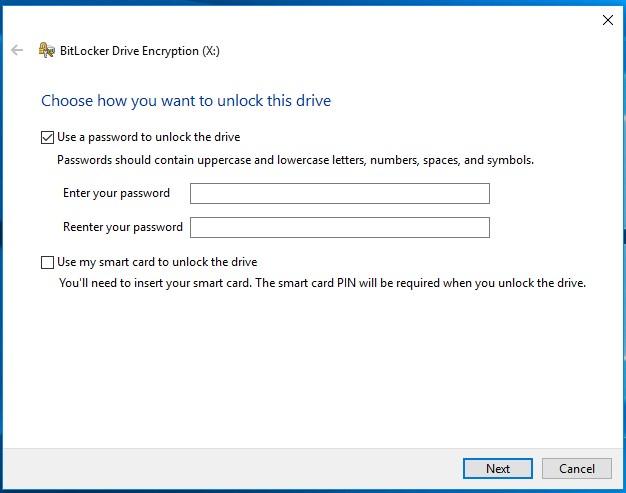 BitLocker Drive Encryption