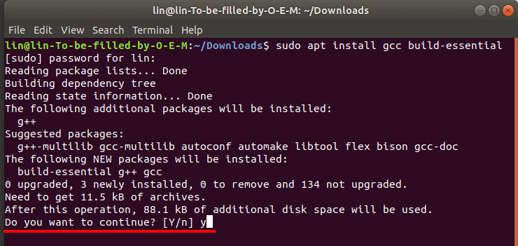 sudo apt get install build essential linux headers uname