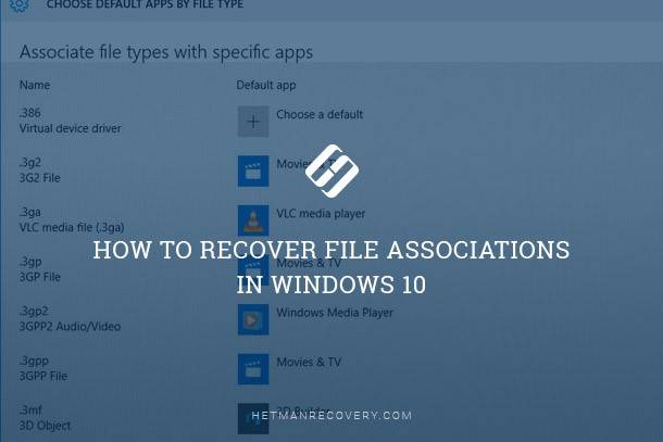 How To Fix Broken File Type Associations in Windows 10