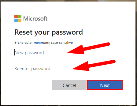 how to change my microsoft account password on xbox one