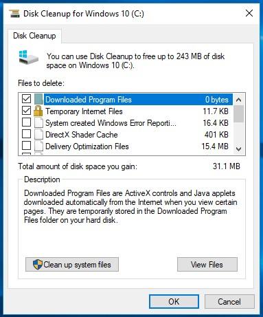 Disk Cleanup