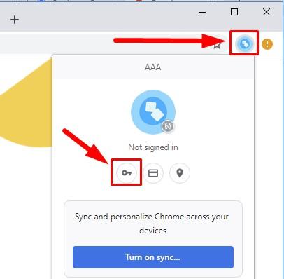 manage passwords on google chrome