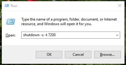 cancel shutdown timer windows 10