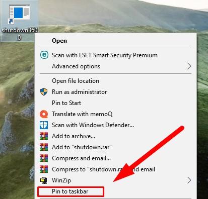 windows shutdown timer command shortcut