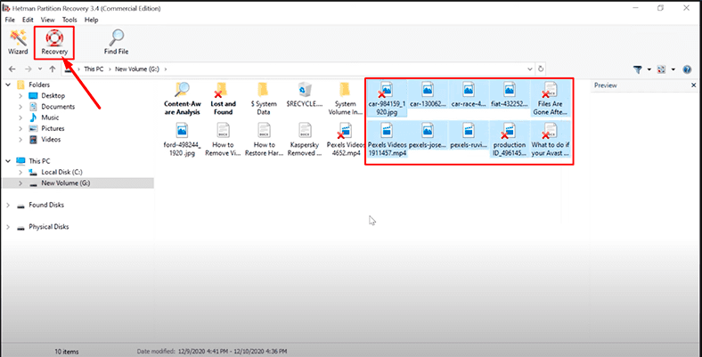 Hetman Partition Recovery