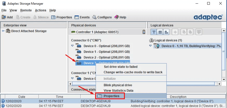 Propriétés des disques sains