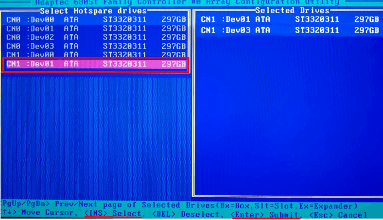 Ctrl+S um den Kontrollbildschirm zu öffnen