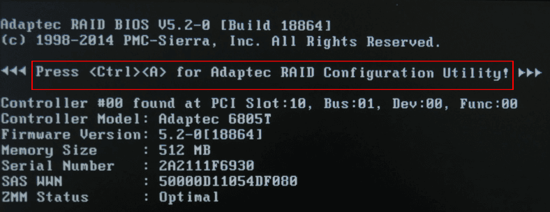 A figura contém o comando para executar Ctrl+A