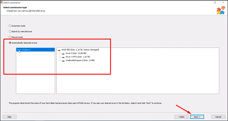 Select a suitable option in the Constructor.