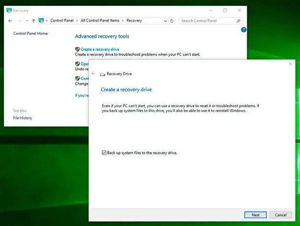 Cómo Usar el Disco de Recuperación del Sistema en Windows 10