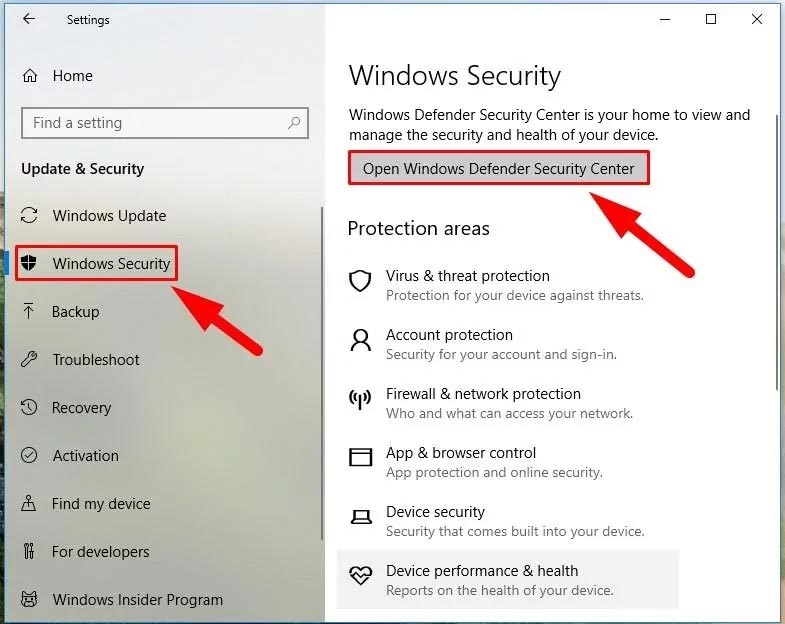 Windows Security