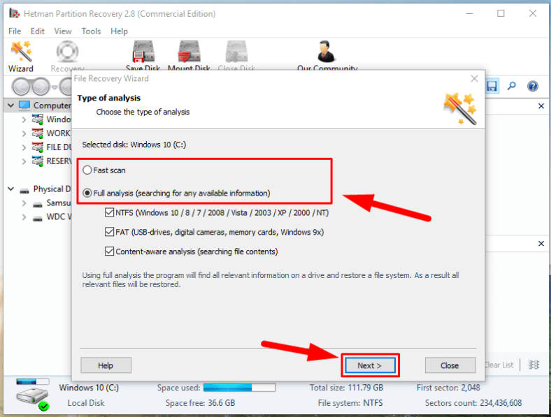 instal Hetman Partition Recovery 4.8