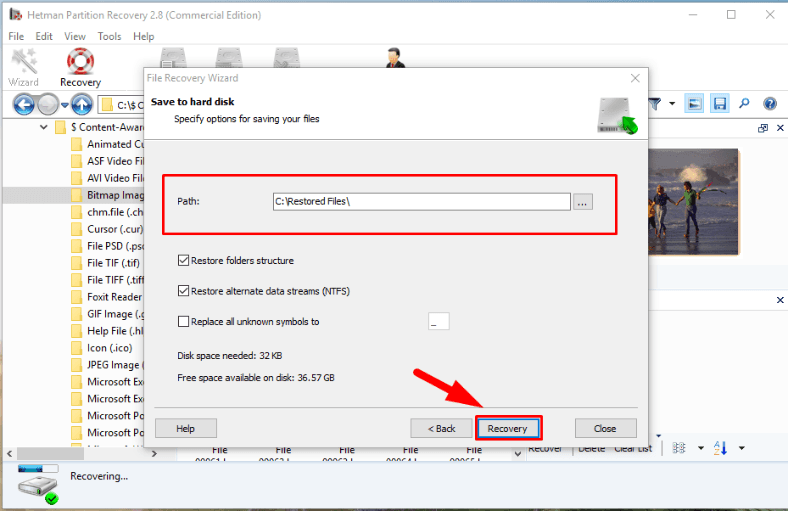 Hetman Partition Recovery