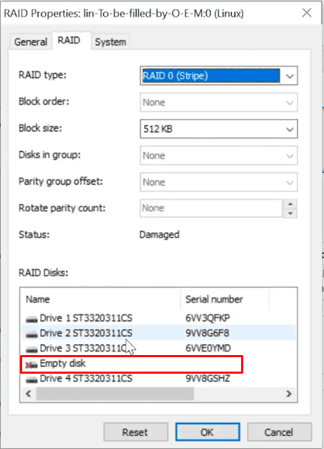 Array-Parameter-Fenster